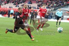 2. Bundesliga - 1. FC Kaiserslautern - FC Ingolstadt 04 - kommt nicht zum Ball vor dem Tor Thomas Pledl (30, FCI)