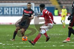 2. Bundesliga - 1. FC Kaiserslautern - FC Ingolstadt 04 - Marvin Matip (34, FCI) Manfred Osei Kwadwo (36 Kaiserslautern)