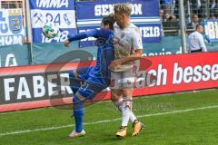 2. BL - Saison 2017/2018 - VFL Bochum - FC Ingolstadt 04 - Stefano Celozzi (#21 Bochum) - Thomas Pledl (#30 FCI) - Foto: Meyer Jürgen