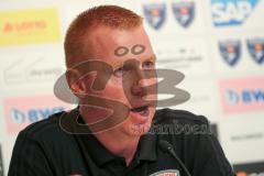 2. Bundesliga - Fußball - SV Sandhausen - FC Ingolstadt 04 - 1:0 - Pressekonferenz nach dem Spiel, Cheftrainer Maik Walpurgis (FCI)