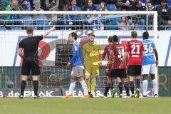 2. Bundesliga - Fußball - SV Darmstadt 98 - FC Ingolstadt 04 - Torwart Örjan Haskjard Nyland (1, FCI) schreit