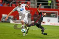 2. BL - Saison 2017/2018 - FC Ingolstadt 04 - 1. FC Heidenheim - Almog Cohen (#8 FCI) - #Timo Beermann (#33 Heidenheim) - Foto: Meyer Jürgen