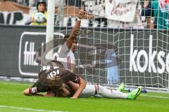 2. BL - Saison 2017/2018 - FC St. Pauli - FC Ingolstadt 04 - Dario Lezcano (#11 FCI) reklamiert einen Elfmeter - Foto: Meyer Jürgen