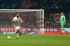 2. Bundesliga - Fußball - 1. FC Nürnberg - FC Ingolstadt 04 - Marvin Matip (34, FCI) Torwart Örjan Haskjard Nyland (1, FCI)