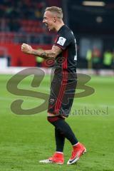 2. BL - Saison 2017/2018 - FC Ingolstadt 04 - 1. FC Heidenheim - Sonny Kittel (#10 FCI) trifft zum 2:0 Führungstreffer - jubel - Foto: Meyer Jürgen