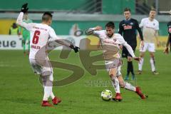 DFB-Pokal - SC Paderborn 07 - FC Ingolstadt 04 - Alfredo Morales (6, FCI) Christian Träsch (28, FCI)