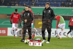 DFB-Pokal - SC Paderborn 07 - FC Ingolstadt 04 - Ersin Demir und Marcel Hagmann Co-Trainer