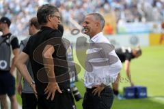 DFB Pokal - Fußball - TSV 1960 München - FC Ingolstadt 04 - Co-Trainer Michael Henke (FCI) und Geschäftsführer Harald Gärtner (FCI)