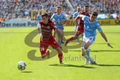 DFB Pokal - Fußball - TSV 1960 München - FC Ingolstadt 04 - Stefan Lex (14, FCI) Nico Karger (TSV 18)