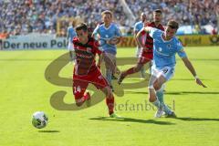 DFB Pokal - Fußball - TSV 1960 München - FC Ingolstadt 04 - Stefan Lex (14, FCI) Nico Karger (TSV 18)