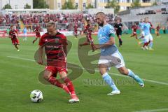 DFB Pokal - Fußball - TSV 1960 München - FC Ingolstadt 04 - Sonny Kittel (10, FCI) Felix Weber (TSV 4)