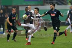 DFB-Pokal - SC Paderborn 07 - FC Ingolstadt 04 - Alfredo Morales (6, FCI) Wassey, Massih (Paderborn 4)