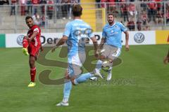 DFB Pokal - Fußball - TSV 1960 München - FC Ingolstadt 04 - Marvin Matip (34, FCI) Nico Karger (TSV 18) Sascha Mölders (TSV 9)