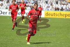 DFB Pokal - Fußball - TSV 1960 München - FC Ingolstadt 04 - Paulo Otavio (4, FCI) beim Warmmachen