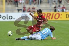 DFB Pokal - Fußball - TSV 1960 München - FC Ingolstadt 04 - Stefan Lex (14, FCI) Christian Köppel (TSV 11)