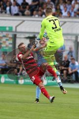 DFB Pokal - Fußball - TSV 1960 München - FC Ingolstadt 04 - Robert Leipertz (13, FCI) Alexander Strobl (TSV 37)