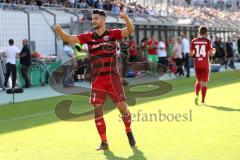 DFB Pokal - Fußball - TSV 1960 München - FC Ingolstadt 04 - Antonio Colak (7, FCI) feiert den Sieg