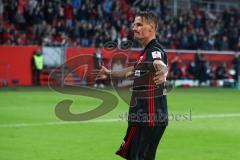 2. Bundesliga - Fußball - FC Ingolstadt 04 - 1. FC Heidenheim - Elfemeter Stefan Kutschke (20, FCI) trifft zum 3:0 Tor Jubel, Torwart Kevin Müller (1 HDH)