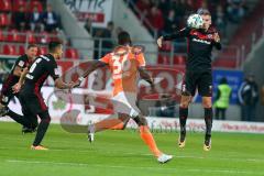 2. BL - Saison 2017/2018 - FC Ingolstadt 04 - SV Darmstadt 98 - Max Christiansen (#5 FCI) - Kamavuaka Wilson (#36 Darmstadt) - Foto: Meyer Jürgen