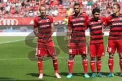 2. Bundesliga - Fußball - FC Ingolstadt 04 - 1. FC Kaiserslautern - letztes Spiel für Moritz Hartmann (9, FCI) links