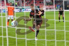 2. BL - Saison 2017/2018 - FC Ingolstadt 04 - SV Darmstadt 98 - Stefan Kutschke (#20 FCI) verwandelt den Elmeter zur 1:0 Führung - tor - jubel - Foto: Meyer Jürgen