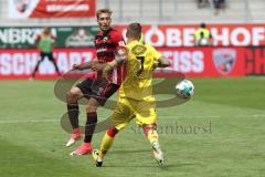 2. Bundesliga - Fußball - FC Ingolstadt 04 - 1. FC Union Berlin - 0:1 - Tobias Schröck (21, FCI) Hartel Marcel (Union 7)