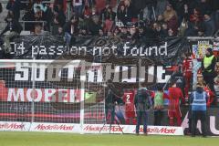 2. Bundesliga - Fußball - FC Ingolstadt 04 - VfL Bochum - Spiel ist aus 0:1 Niederlage Fans beschimpfen die Mannschaft, passion not found