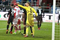 2. Bundesliga - Fußball - FC Ingolstadt 04 - Fortuna Düsseldorf - Torwart Örjan Haskjard Nyland (1, FCI) schreit Anweisungen
