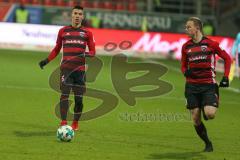 2. BL - Saison 2017/2018 - FC Ingolstadt 04 - Eintracht Braunschweig - Alfredo Morales (#6 FCI) - Marcel Gaus (#19 FCI) - Foto: Meyer Jürgen