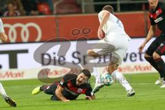 2. Bundesliga - Fußball - FC Ingolstadt 04 - 1. FC Heidenheim - Marnon Busch (2 HDH) foult Almog Cohen (8, FCI)