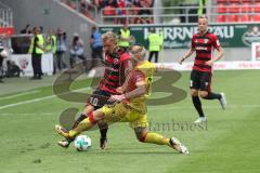 2. Bundesliga - Fußball - FC Ingolstadt 04 - 1. FC Union Berlin - 0:1 - Sonny Kittel (10, FCI) Pedersen Kristian (Union 6) Zweikampf