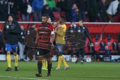 2. BL - Saison 2017/2018 - FC Ingolstadt 04 - Eintracht Braunschweig - Marvin Matip (#34 FCI) enttäuscht nach dem Spiel - Foto: Meyer Jürgen