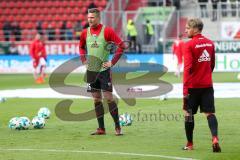 2. BL - Saison 2017/2018 - FC Ingolstadt 04 - Fortuna Düsseldorf - Hauke Wahl (#25 FCI) beim warm machen - Foto: Meyer Jürgen