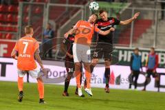 2. BL - Saison 2017/2018 - FC Ingolstadt 04 - SV Darmstadt 98 - Hauke Wahl (#25 FCI) beim Kopfball - Foto: Meyer Jürgen