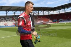 2. Bundesliga - Fußball - FC Ingolstadt 04 - 1. FC Union Berlin - 0:1 - Warmup Torwart Martin Hansen (35, FCI)