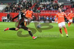 2. BL - Saison 2017/2018 - FC Ingolstadt 04 - SV Darmstadt 98 - Sonny Kittel (#10 FCI) beim Schuss - Foto: Meyer Jürgen