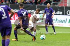 2. Bundesliga - Fußball - FC Ingolstadt 04 - FC Erzgebirge Aue - Torschuß Paulo Otavio (4, FCI)