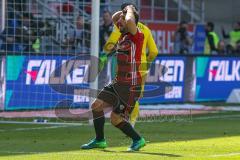 2. BL - Saison 2017/2018 - FC Ingolstadt 04 - Arminia Bielefeld - Almog Cohen (#8 FCI) mit einer vergebenen Torchance - Foto: Meyer Jürgen