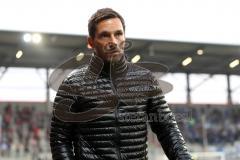 2. Bundesliga - Fußball - FC Ingolstadt 04 - SV Darmstadt 98 - Cheftrainer Stefan Leitl (FCI) Regen
