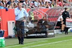 2. Bundesliga - Fußball - FC Ingolstadt 04 - SSV Jahn Regensburg - Cheftrainer Maik Walpurgis (FCI) am Spielfeldrand kritisch