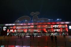 2. Bundesliga - FC Ingolstadt 04 - Eintracht Braunschweig - Audi Sportpark beleuchtet