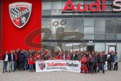 2. Bundesliga - Fußball - FC Ingolstadt 04 - 1. FC Heidenheim - Initiative des FCI, Schanzengeber Charity mit Werner Roß