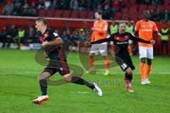 2. BL - Saison 2017/2018 - FC Ingolstadt 04 - SV Darmstadt 98 - Stefan Kutschke (#20 FCI) verwandelt den Elmeter zur 1:0 Führung - tor - jubel - Foto: Meyer Jürgen