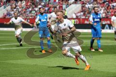 2. Bundesliga - Fußball - FC Ingolstadt 04 - Holstein Kiel - Tor Ausgleich 1:1 durch Sonny Kittel (10, FCI) Jubel