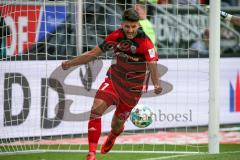2. BL - Saison 2017/2018 - FC Ingolstadt 04 - SSV Jahn Regensburg - Antonio Colak (#7 FCI) freut sich über den Ausgleichstreffer von Sonny Kittel (#10 FCI) zum 1:1 - Jubel - Foto: Meyer Jürgen