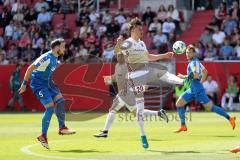 2. Bundesliga - Fußball - FC Ingolstadt 04 - Holstein Kiel - Rafael Czichos (5 Kiel) Stefan Kutschke (20, FCI)