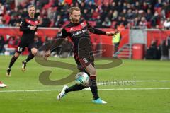 2. Bundesliga - Fußball - FC Ingolstadt 04 - SpVgg Greuther Fürth - Moritz Hartmann (9, FCI) trifft den Pfosten Schuß auf das Tor