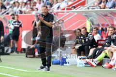 2. Bundesliga - Fußball - FC Ingolstadt 04 - SSV Jahn Regensburg - Cheftrainer Achim Beierlorzer (Jahn) schreit