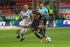 2. Bundesliga - Fußball - FC Ingolstadt 04 - 1. FC Heidenheim - Sebastian Griesbeck (18 HDH) Sonny Kittel (10, FCI)