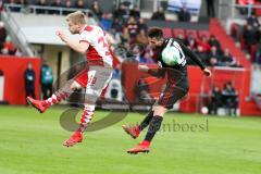 2. BL - Saison 2017/2018 - FC Ingolstadt 04 - Fortuna Düsseldorf - Christian Träsch (#28 FCI) - Jean Zimmer (#39 Düsseldorf) - Foto: Meyer Jürgen